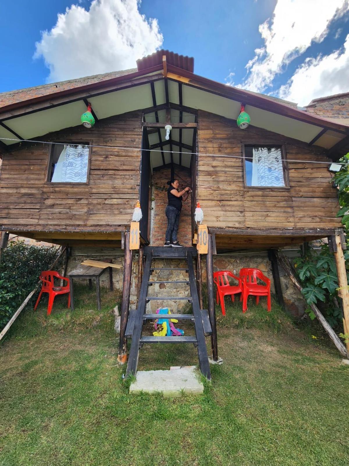 Hospedaje Las Cabanas Monguí Exterior foto